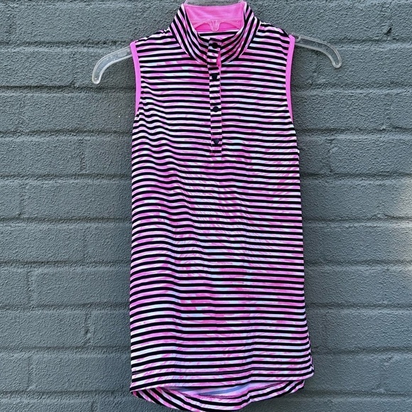 Tail Racerback Golf Top in Striped Plume | Size XS | NWT | UPF 50 - Picture 1 of 7